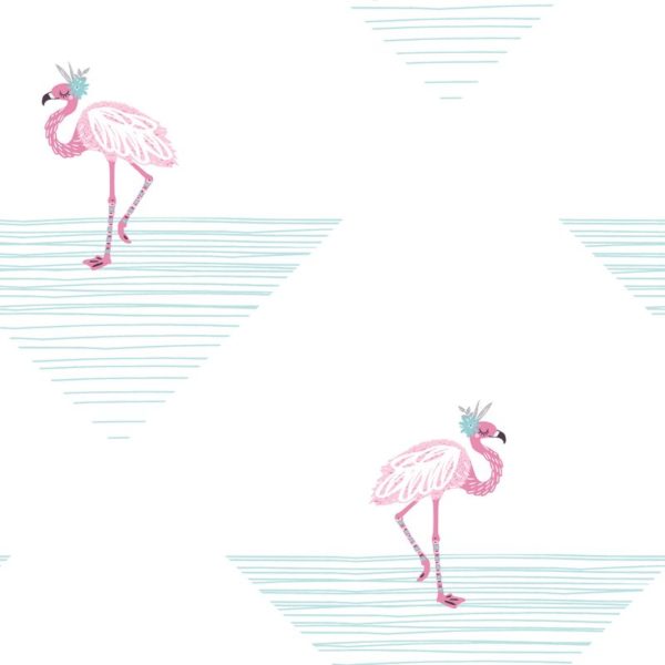 Wallcovering ‘Flamingo Triangle’ DA61701