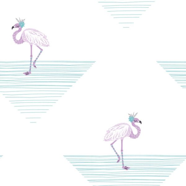 Wallcovering ‘Flamingo Triangle’ DA61709